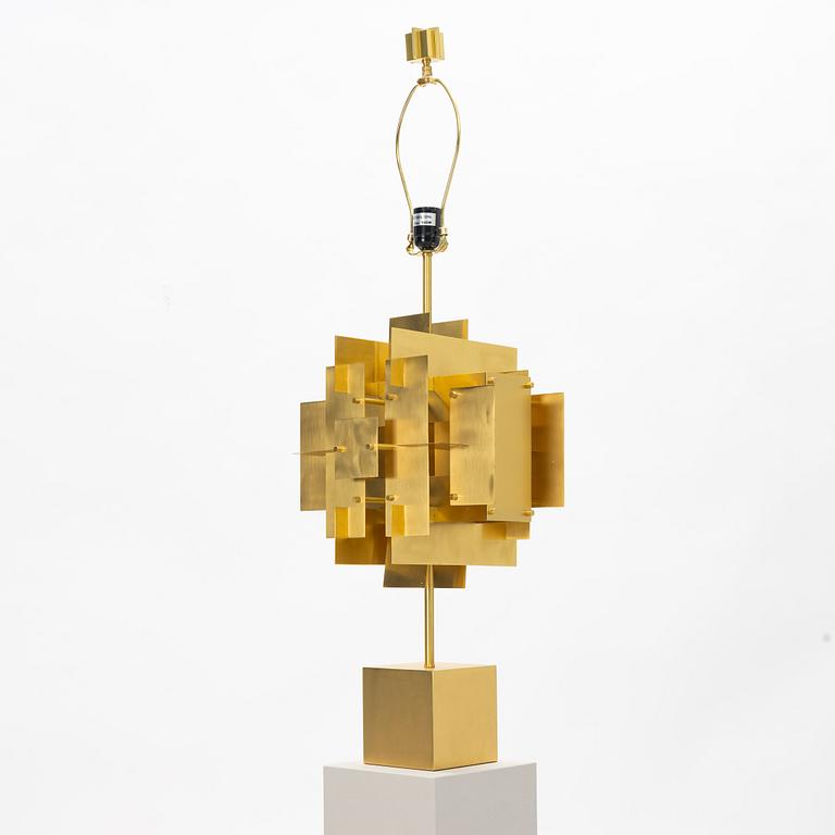 A 'Puzzle' brass table lamp, Jonathan Adler, England.