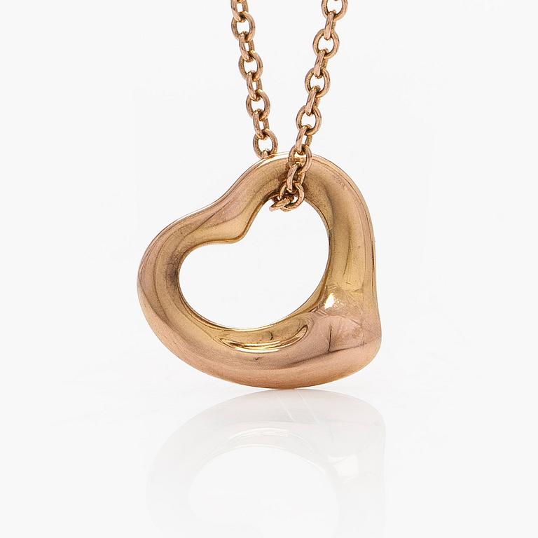 Tiffany & Co, Elsa Peretti, kaulakoru, "Open Heart", 18K kultaa.
