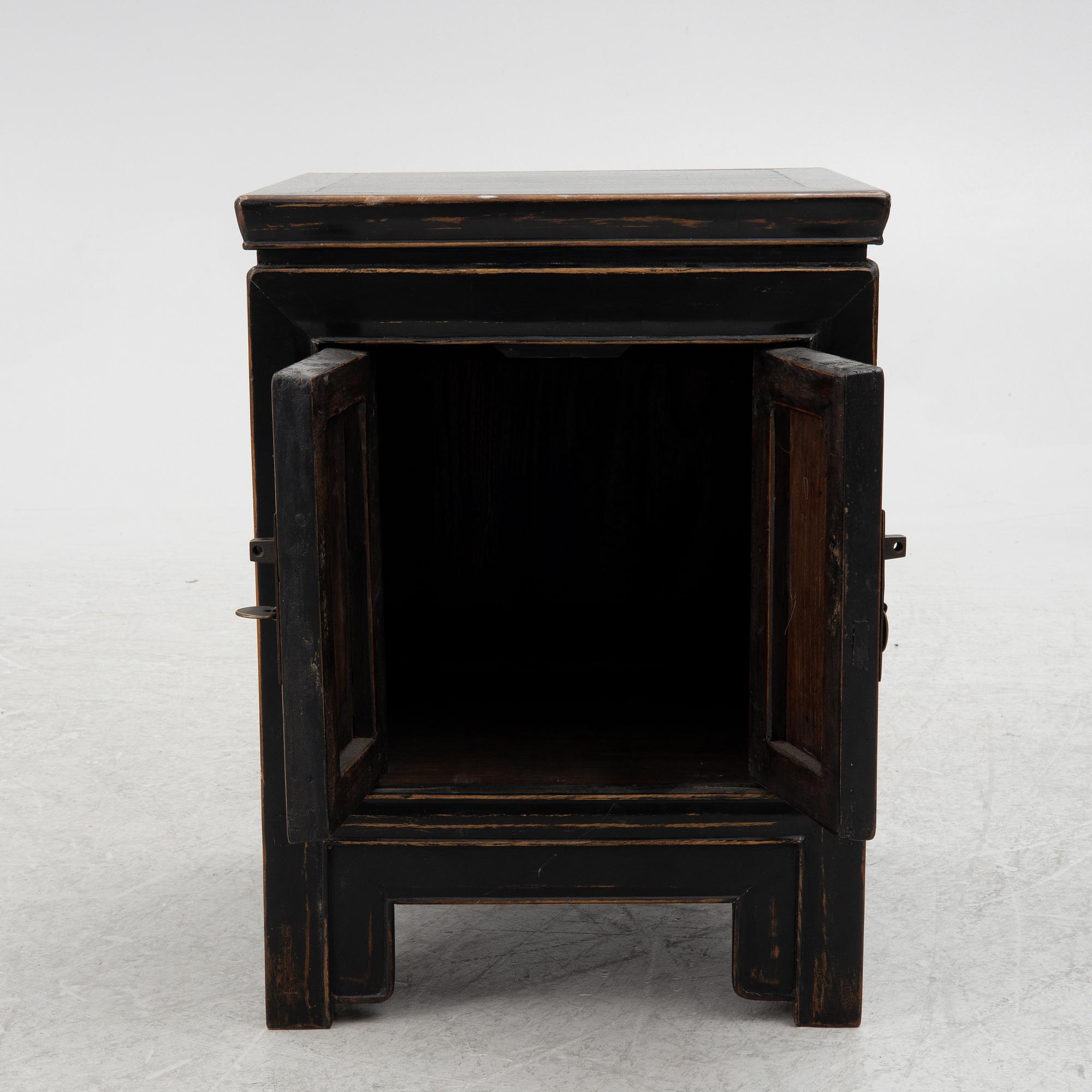 A hardwood side table/bedside table, China, 20th century.