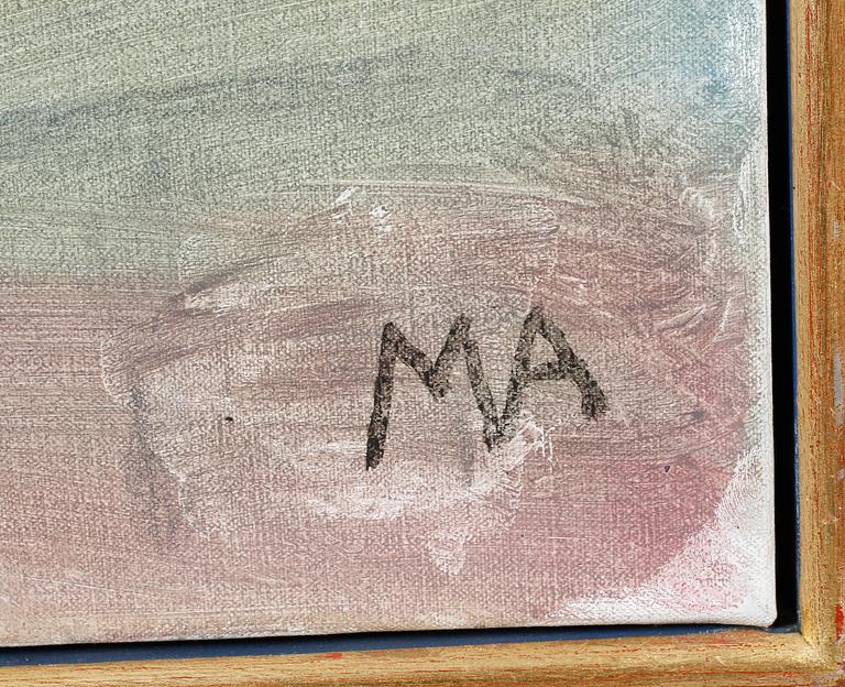 MAJ ARNELL, oil on canvas, signed.