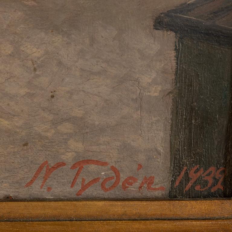 NILS TYDÉN, olja på duk, signerad N. Tyden och daterad 1932.