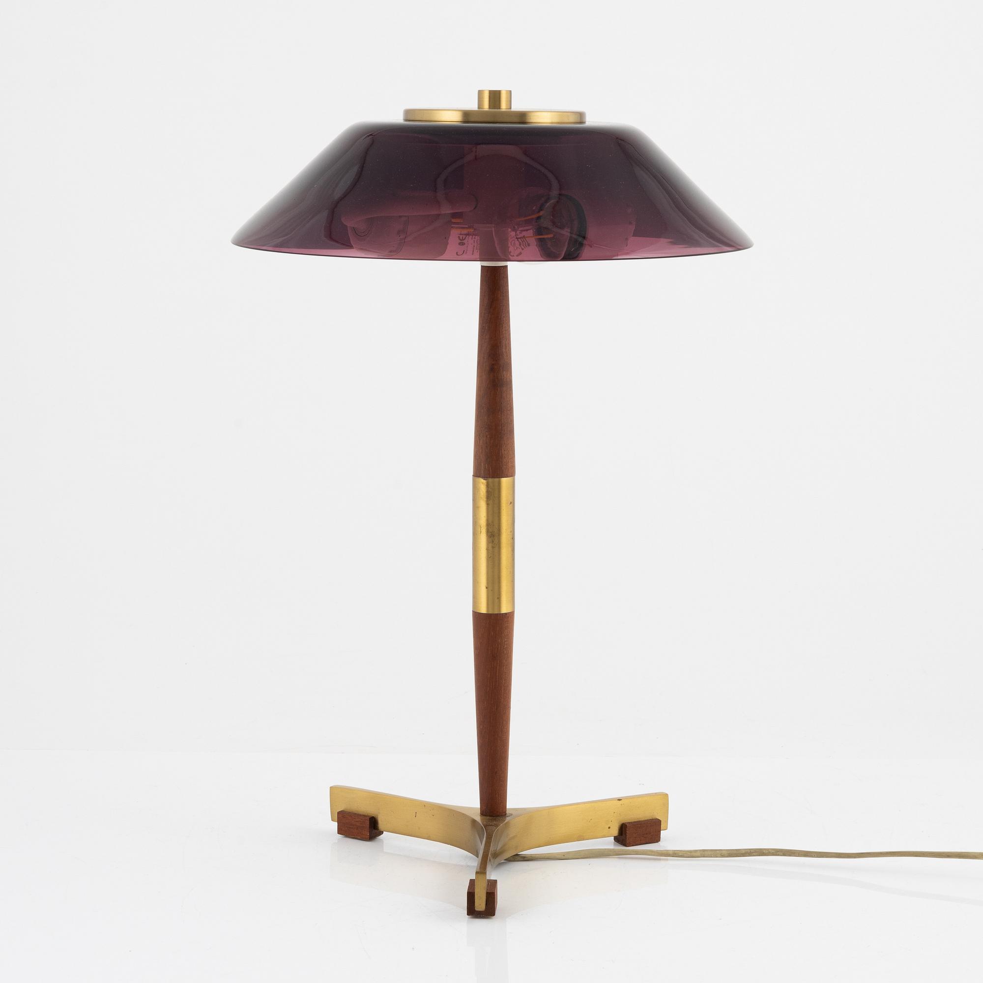 Jo Hammerborg, bordslampa, "Senior", Fog & Mørup, Danmark.
