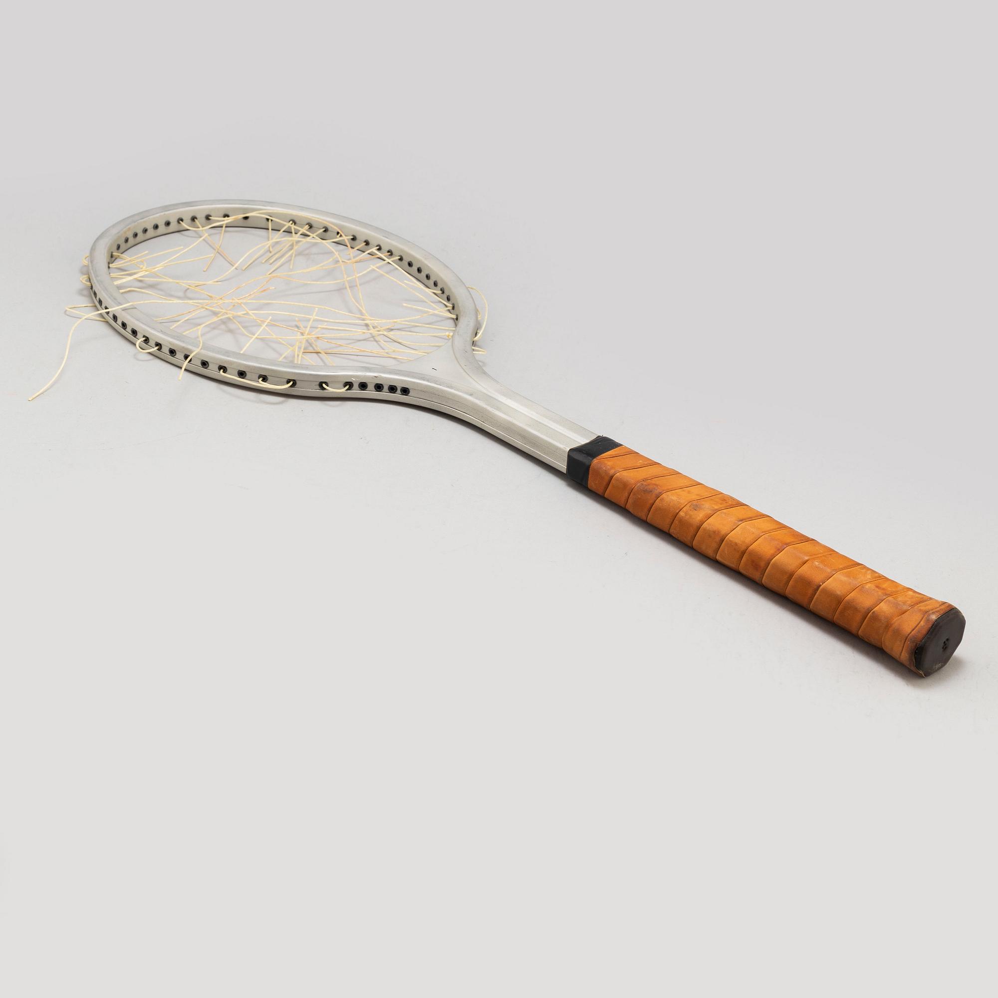 BJÖRN BORG, a personal  Browning aluminum test tennisracket, 1978-79.