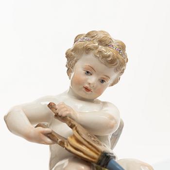 Meissen, Figurin, porslin, omkring år 1900.