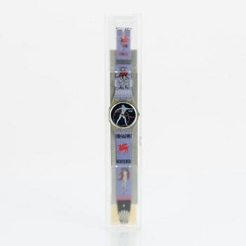 Swatch, Discobolus, wristwatch, 34 mm.