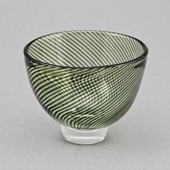 SKÅL, glas, "Slipgraal", Edward Hald, Orrefors, 1900-talets tredje kvartal.