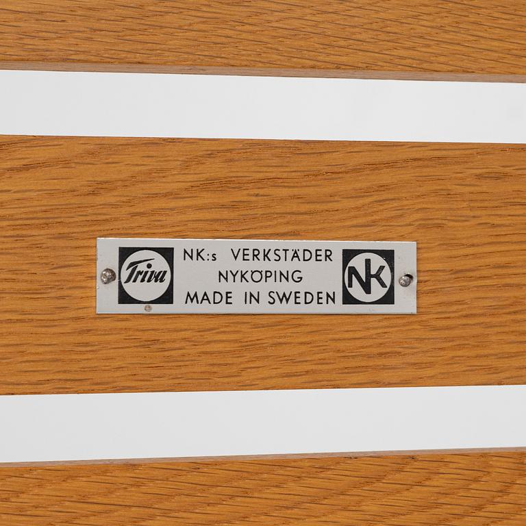 Yngvar Sandström, a 'Tokyo' oak bench from Nordiska Kompaniet's Triva-series, designed 1962.