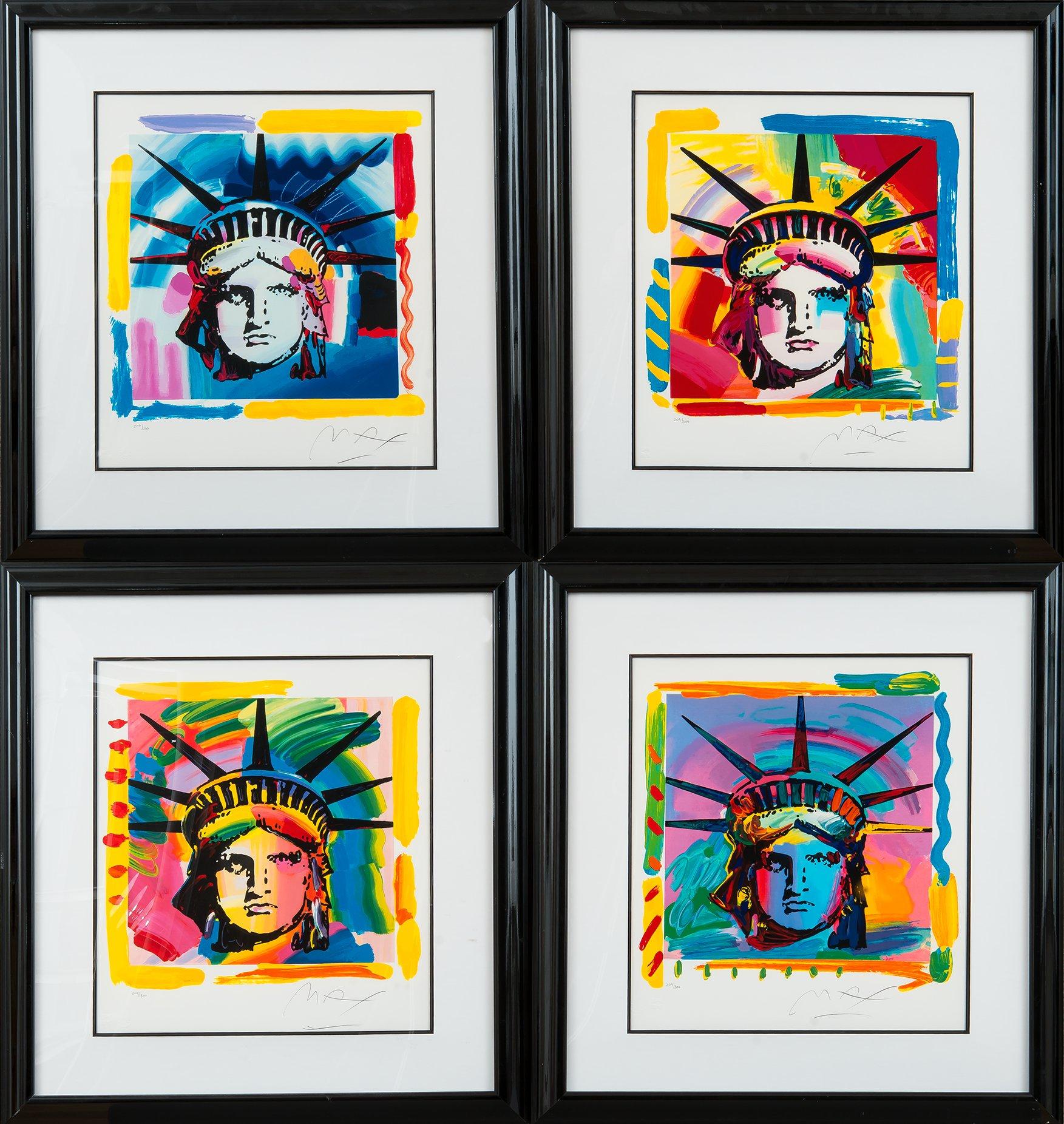 Peter Max, "LIBERTY SUITE".