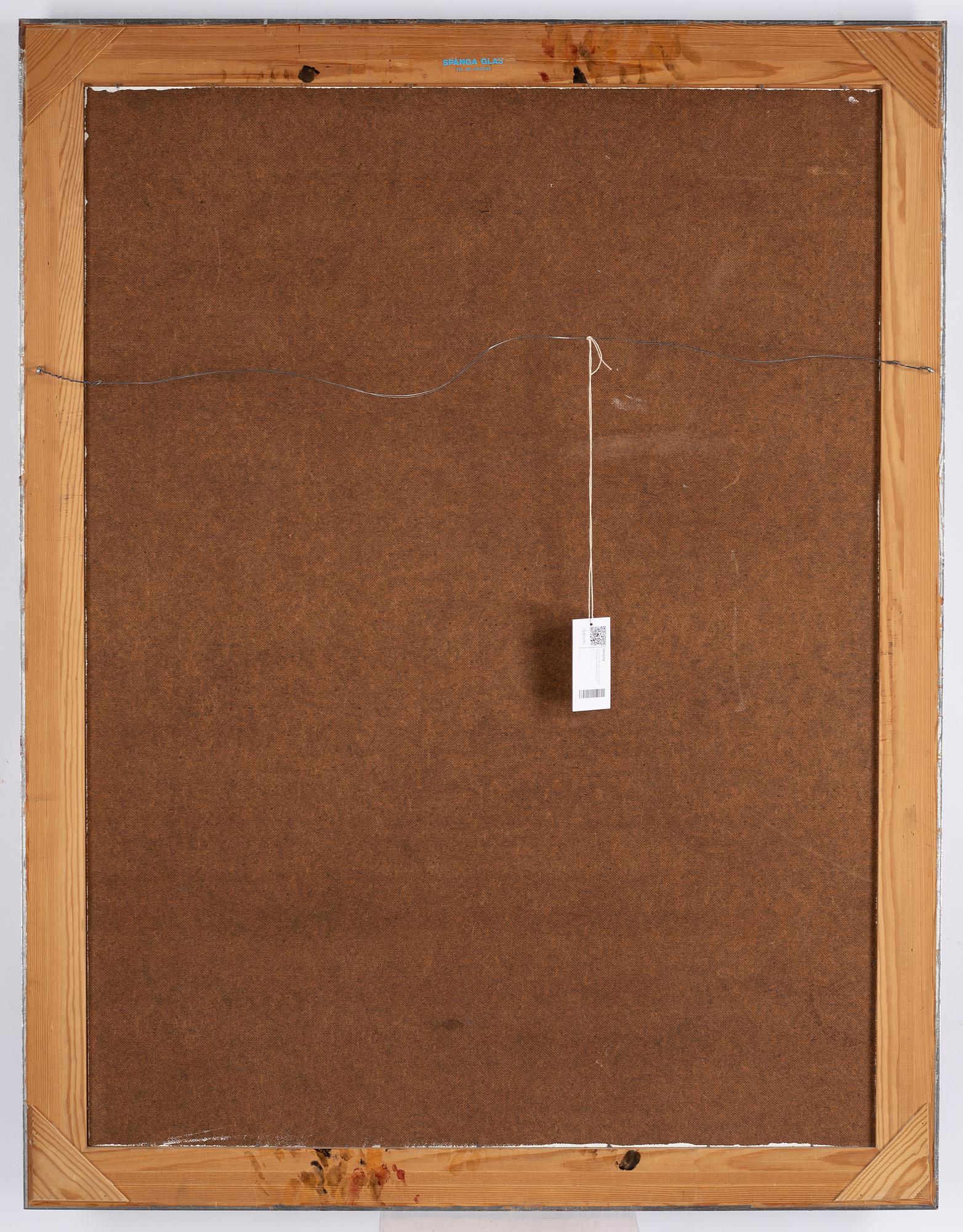 Gunnar Stålbrand, oil on panel, signed and dated -83.