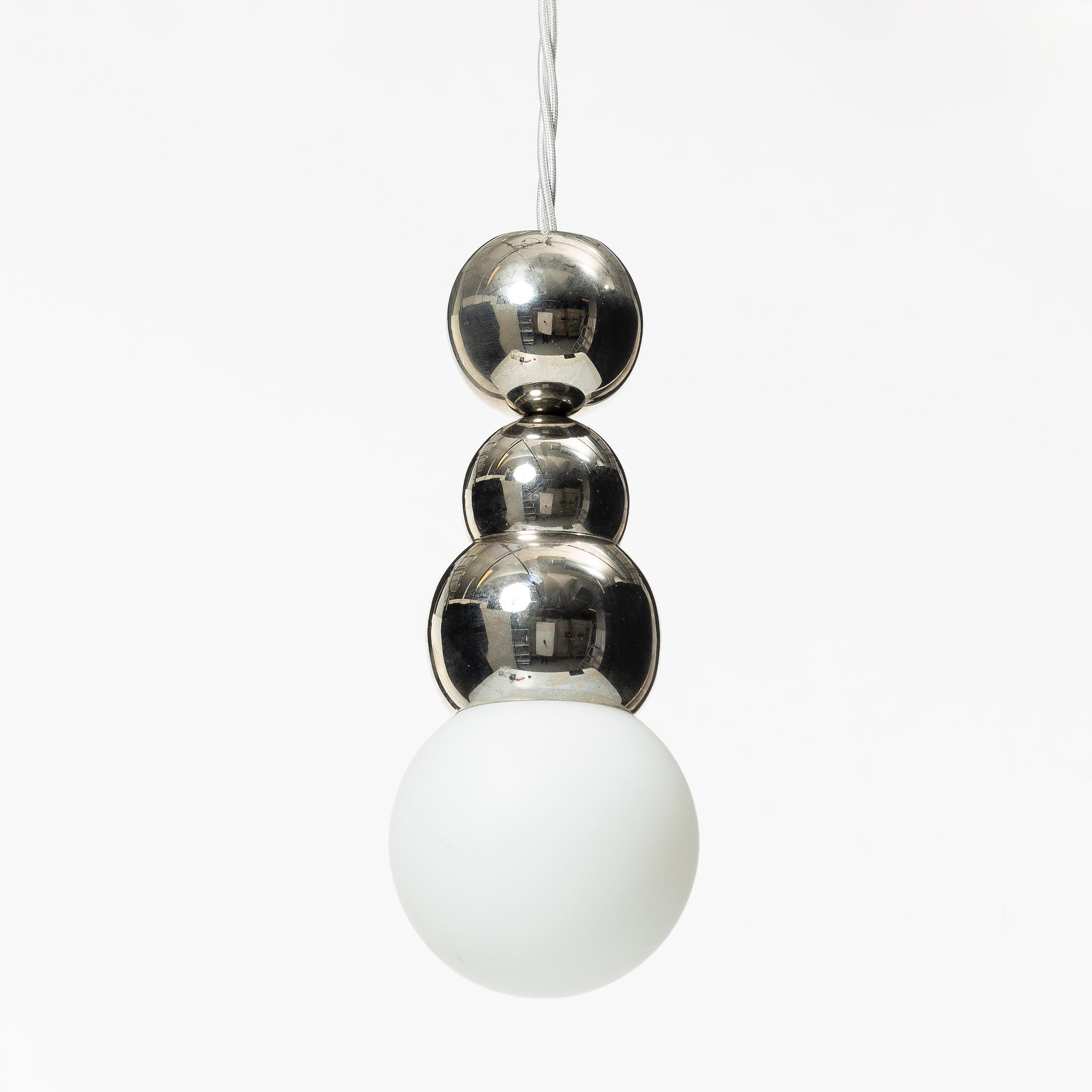 Michael Anastassiades, Ceiling lamp/window lamp, "Ball Light", 2000s.