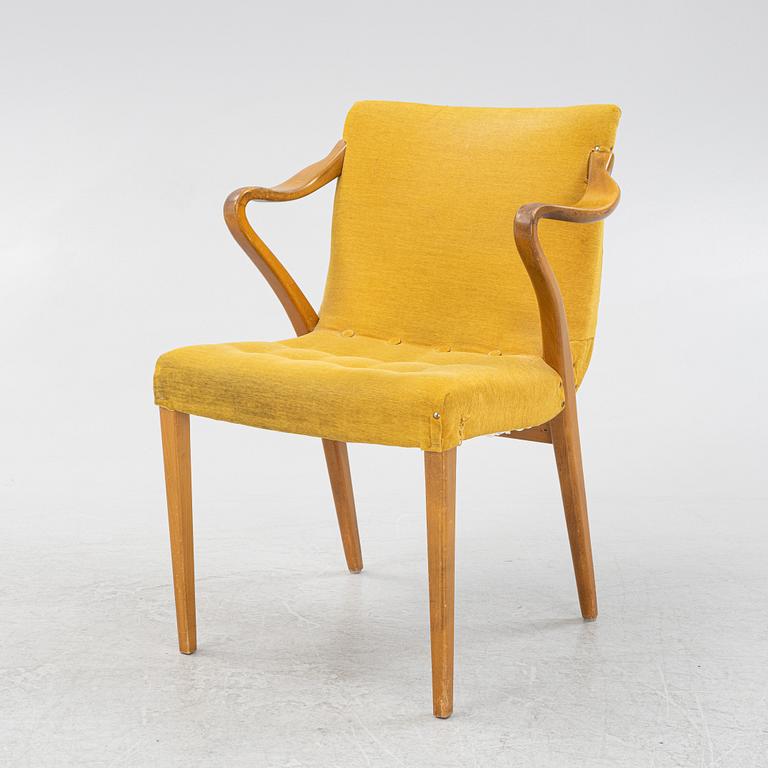Axel Larsson, armchair, Svenska Möbelfabrikerna, Bodafors, 1940's.