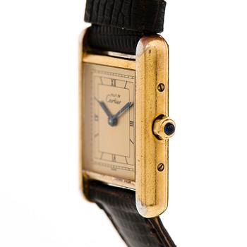 CARTIER, Tank, armbandsur, 20 x 20 (28) mm.