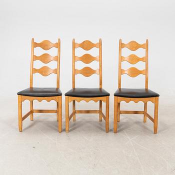 Henry (Henning) Kjaernulf, set of 8 chairs by Nyrup möbelfabrik, Denmark, mid-20th century.