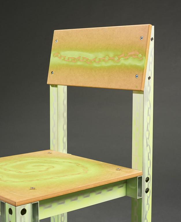 Fredrik Paulsen, a unique chair,  "Chair One, Machine Head", JOY, 2024.