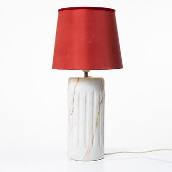 A table lamp, late 1900s.