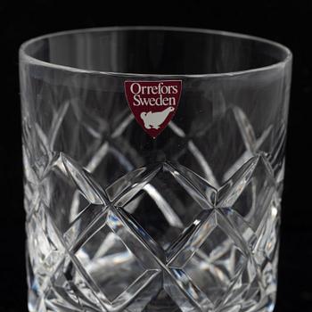 Gunnar Cyrén, glass service, 84 pieces, "Karolina", Olle Alberius, 12 pcs "Napoleon", Gunnar Cyrén, 24 pcs "Sofiero" Orrefors.