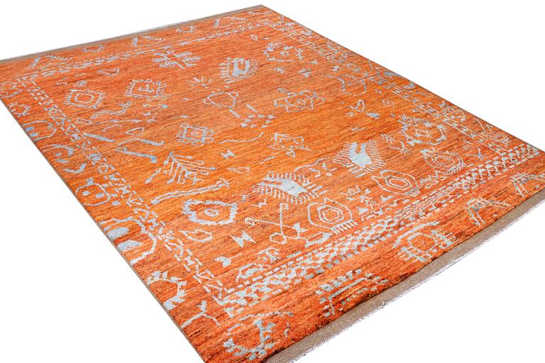 A Moroccan carpet, c. 307 x 249 cm.