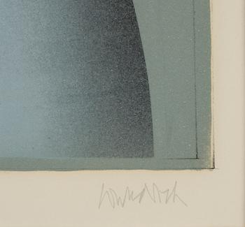 PAUL WUNDERLICH, färglitografi, signerad, ea-upplaga.