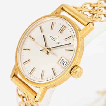 Eterna, wristwatch, 22 mm.
