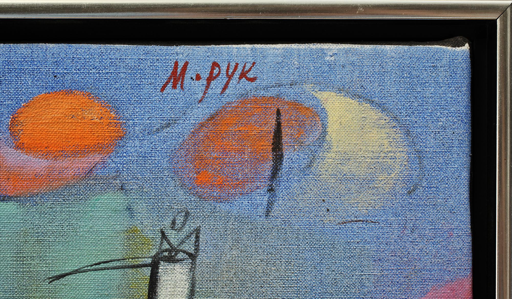 MADELEINE PYK, olja på duk, sign.