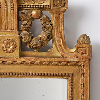 Spegel, Stockholmsarbete, sent 1700-tal, Gustaviansk.