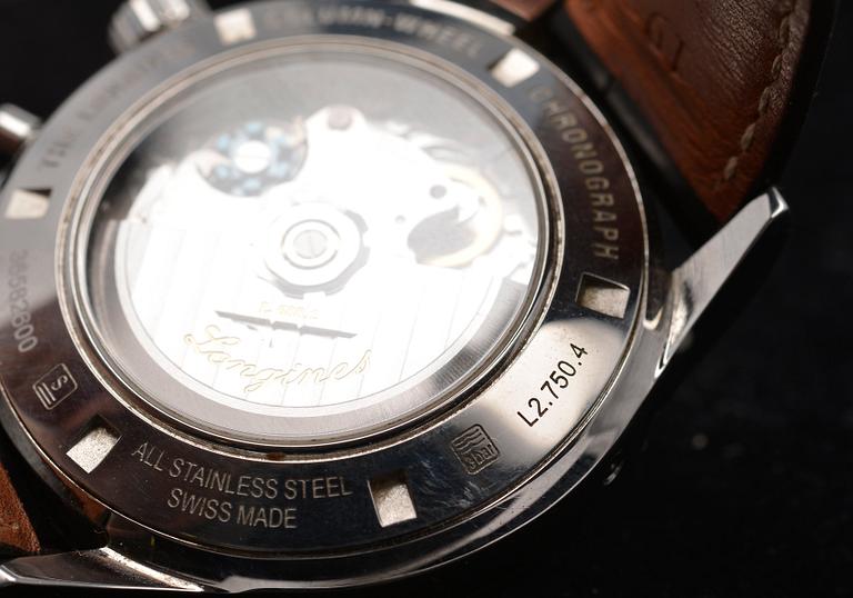 LONGINES, Heritage 2011. Teräs, kronografi, automaattinen, päivämäärän näyttö. L2.750.4.