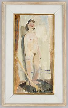 BENGT LINDSTRÖM, olja på pannå, sign.