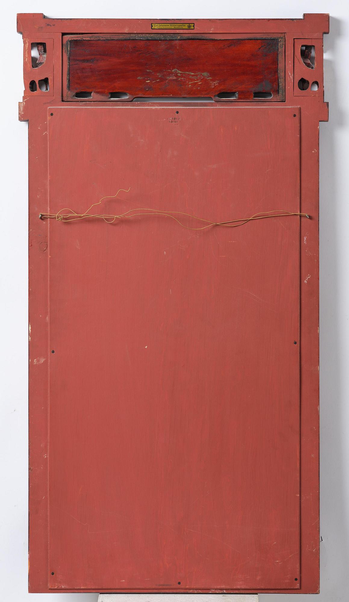 A mirror and chest of drawers from  Carl Johansons Möbleringsaffär, Stockholm, 1920's/30's.