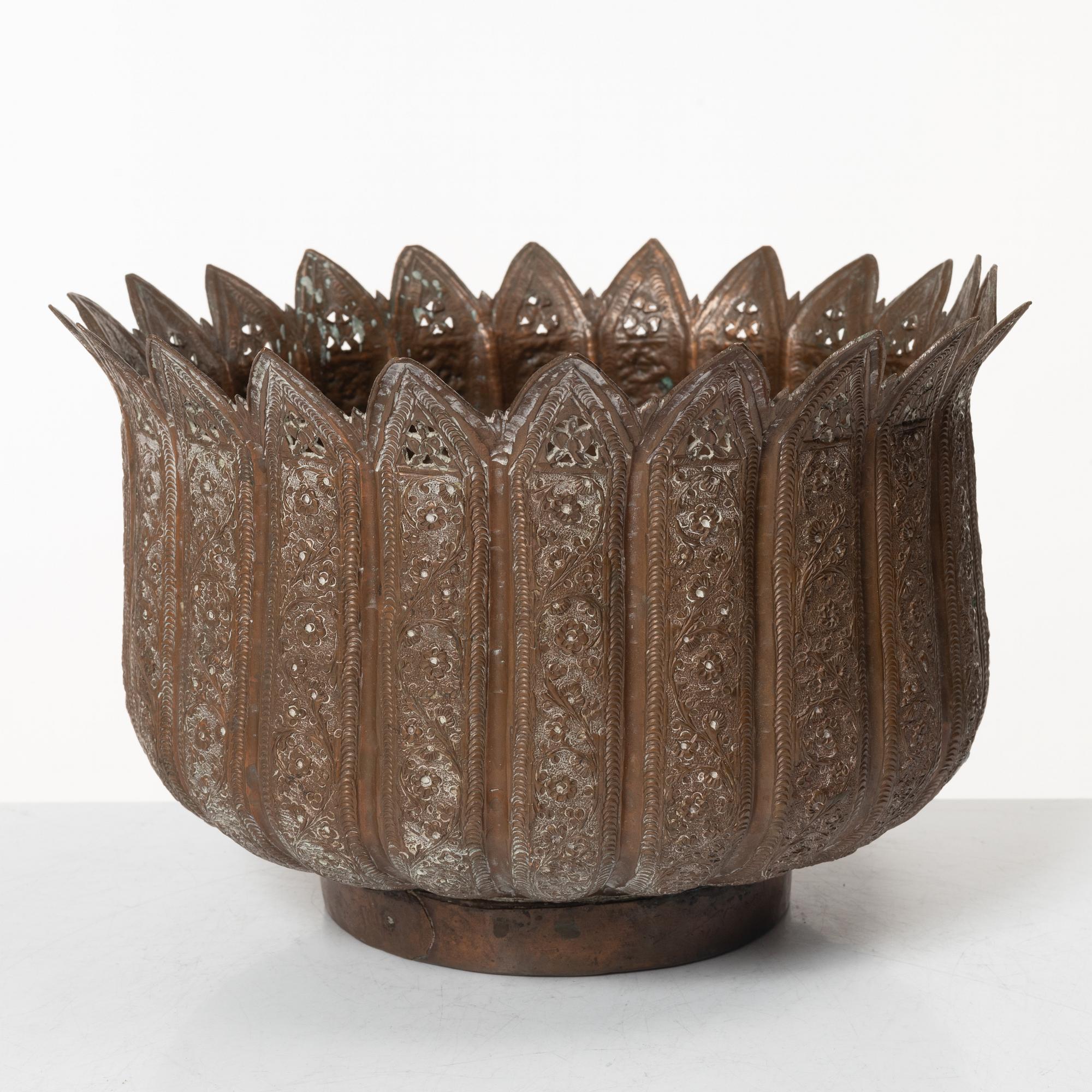 Ytterfoder koppar, Kashmir, norra Indien,  sent 1800-tal.