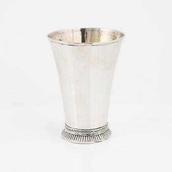 Arvid Castman, bägare, silver, Eksjö 1759.