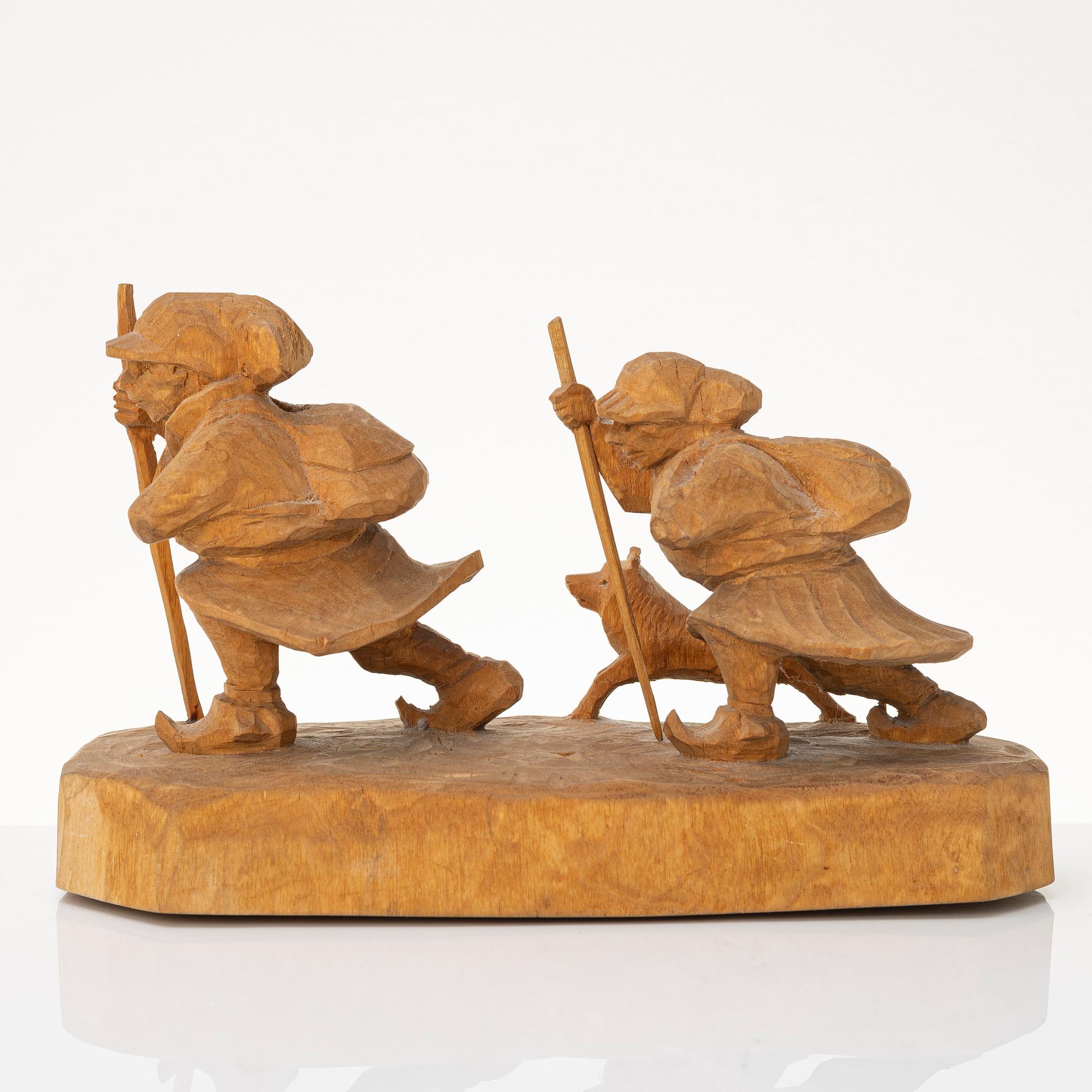 Bengt Jonsson, Wandering Sámi with dog.