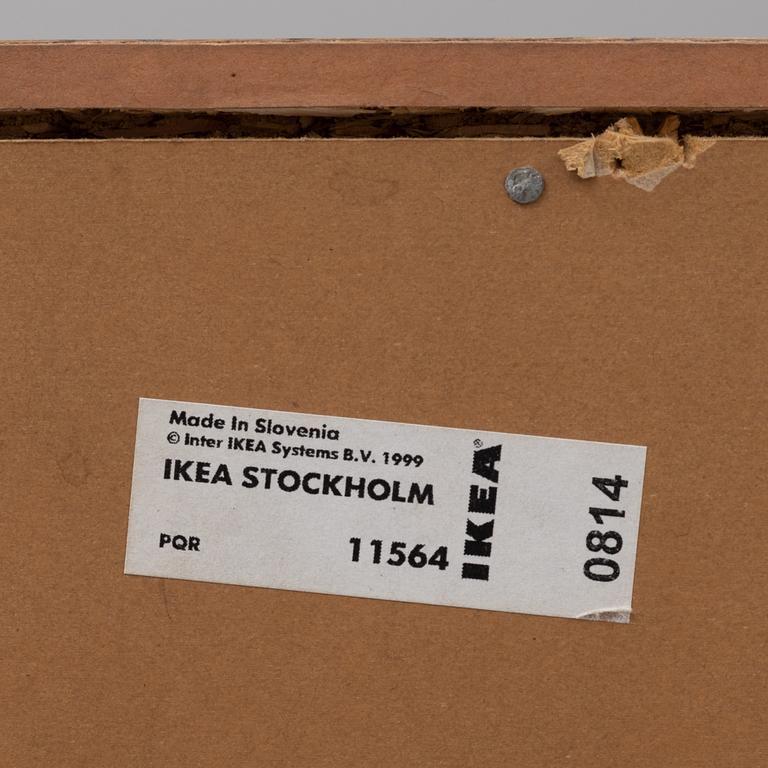 A display cabinet, "Stockholm", IKEA.