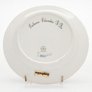 Royal Copenhagen, tallrik, porslin, "Flora Danica", Danmark, 1900-tal.