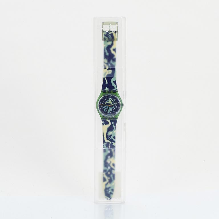 Swatch, Crash, wristwatch, 34 mm.