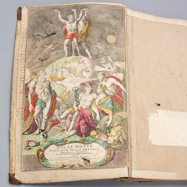 JOHANN BAPTISTA HOMANN, Atlas, Novus Terrarum Orbis Imperia Regna Et Status.