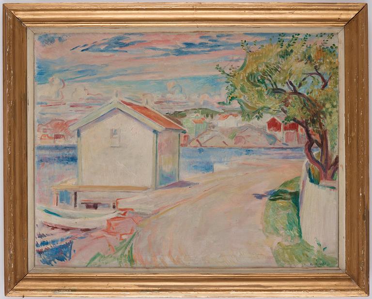 Arne Kavli, oil on canvas, signed A. Kavli.