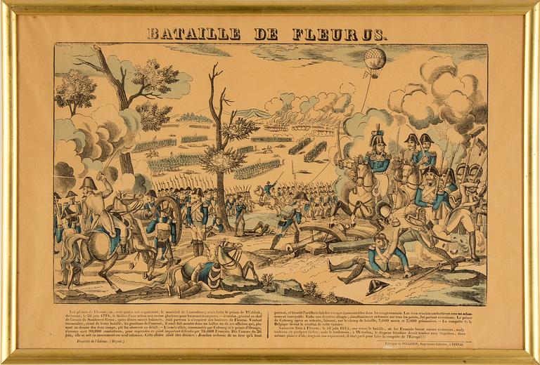 FRANCOIS GEORGIN, kolorerade träsnitt, 21 st, 1800-talets första hälft, tryckt av Libraire, Paris.