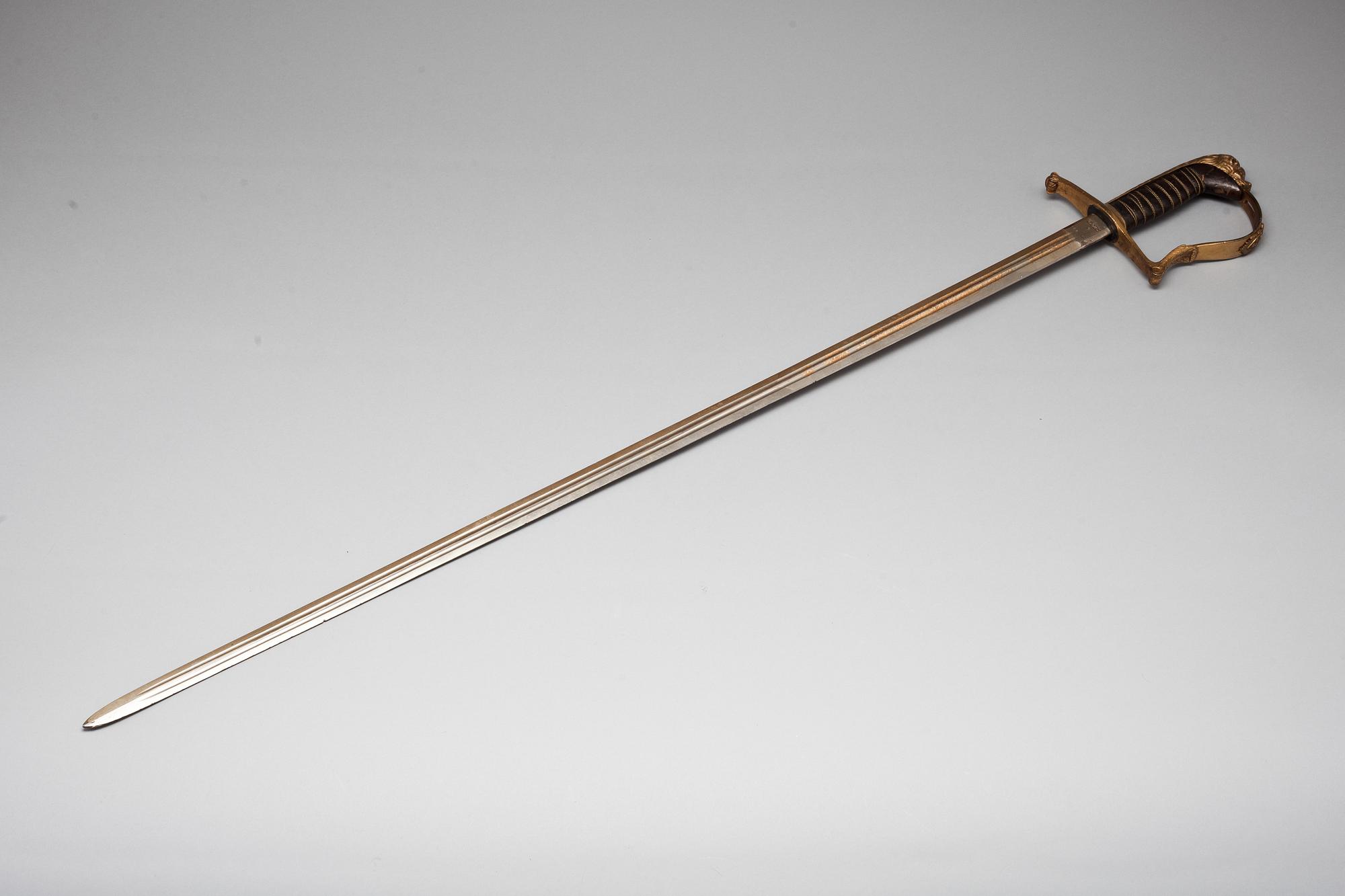 OFFICERSVÄRJA, Sverige 1800-tal, märkt G E Svalling, Eskilstuna.