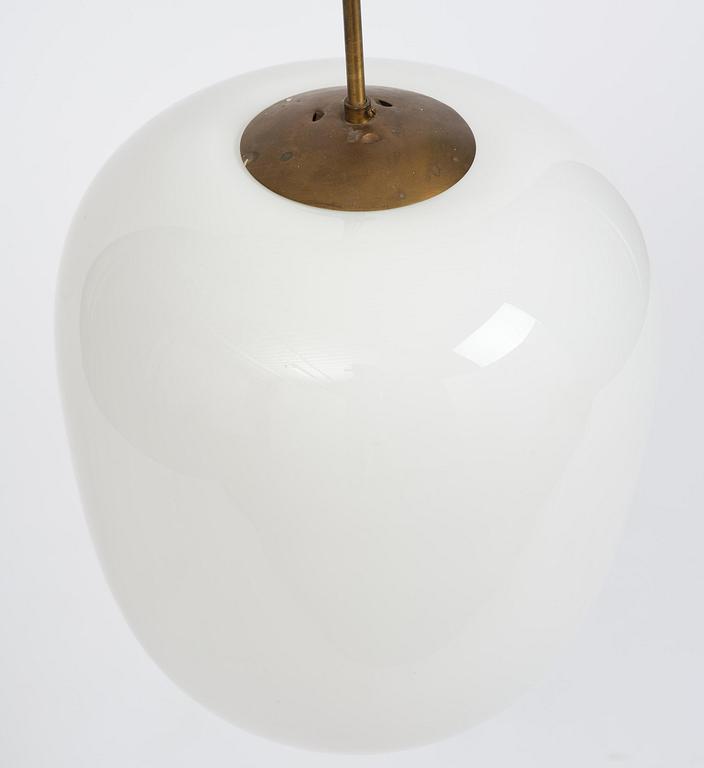 Harald Notini, a pair of ceiling lamps model 11472, Arvid Böhlmarks Lampfabrik, Stockholm, 1940s.