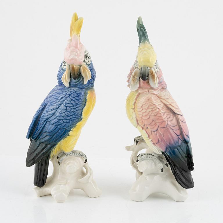 Two porcelain figurines, Karl Ens, Germany, 20th Century.