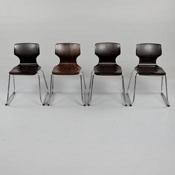 STOLAR, 4 st, "Über PRO", Flötotto, Tyskland, formgivna 1952.