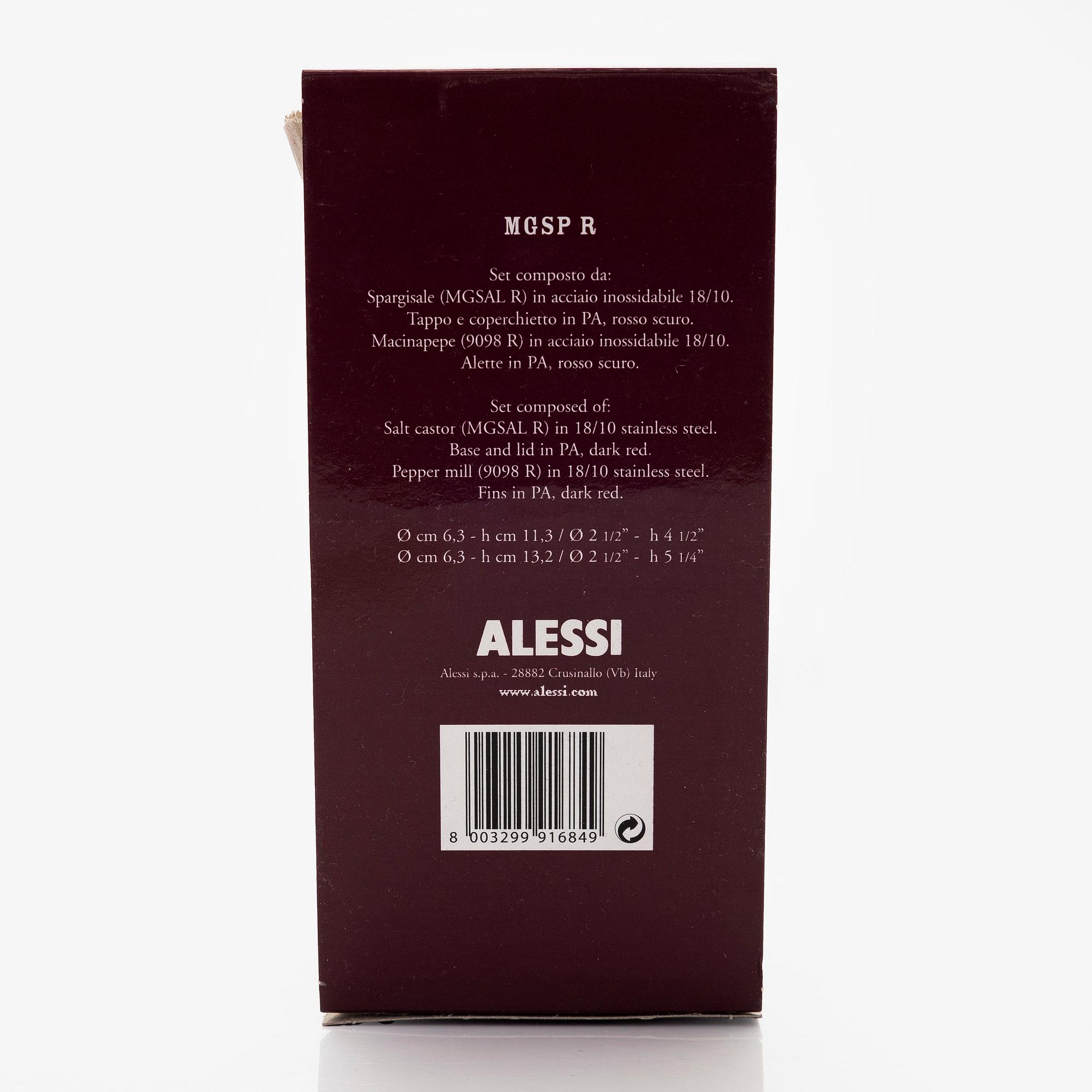 Serveringstillbehör, 4 st, Alessi, Italien.