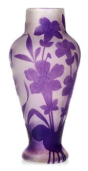 An Orrefors Art Nouveau cameo glass vase.
