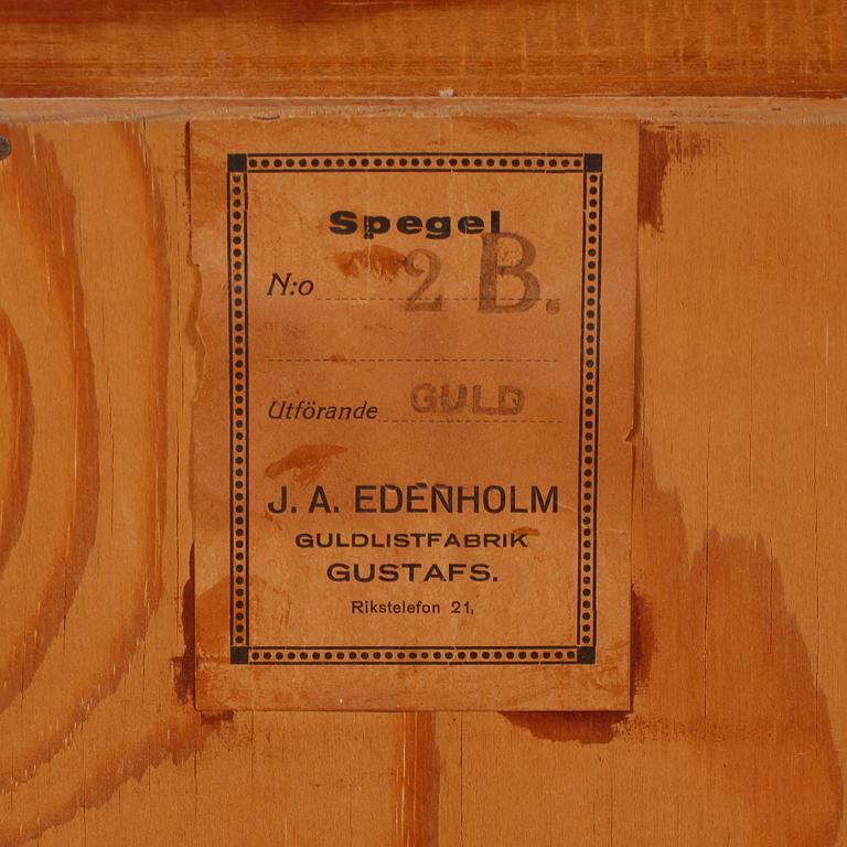 SPEGEL MED KONSOLBORD, rokokostil, 1900-talets mitt.