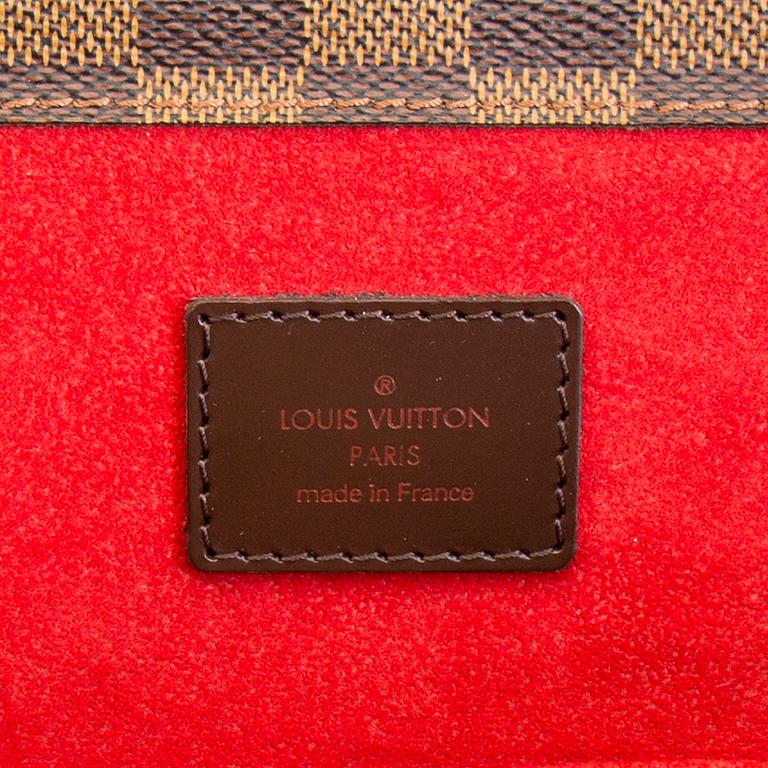 LOUIS VUITTON DAMIER EBENE PARIOLI SHOULDER TOTE.