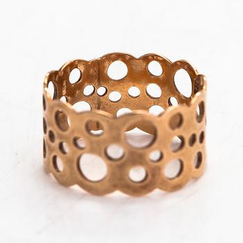 Liisa Vitali, a 14K gold 'Lace', RingWesterback, Helsinki 1973.