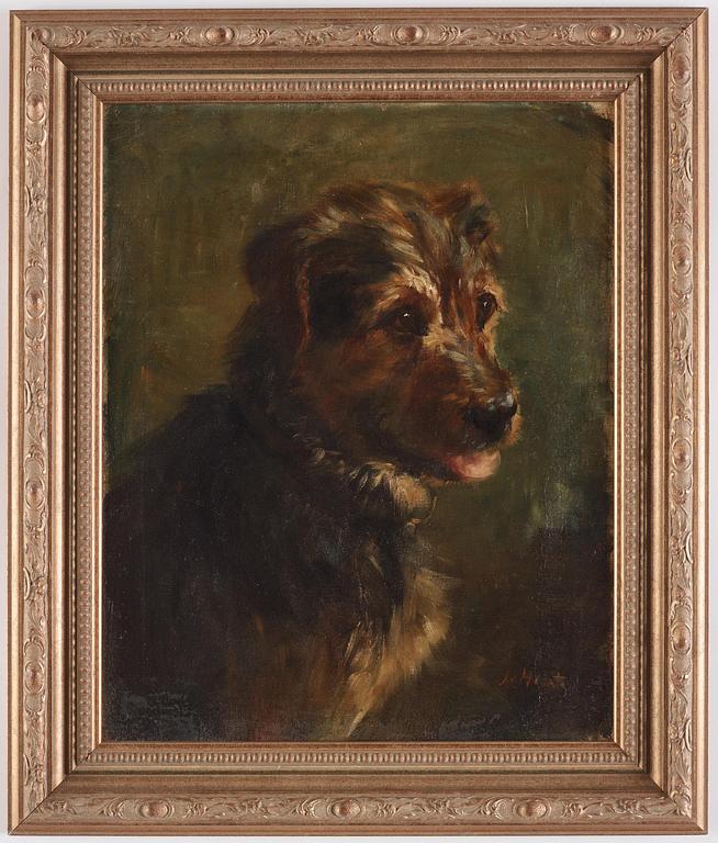 Johan von Holst, Porträtt av en terrier.