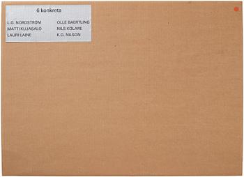 ”6 konkreta” the complete portfolio of 6 lithographs.