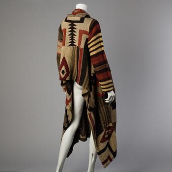 A handknitted poncho/cardigan by Ralph Lauren, size M/L.