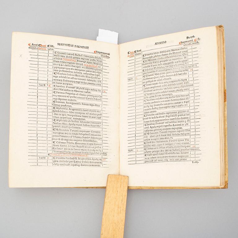 BOOK, Gutenberg’s invention of printing recorded in 1518.